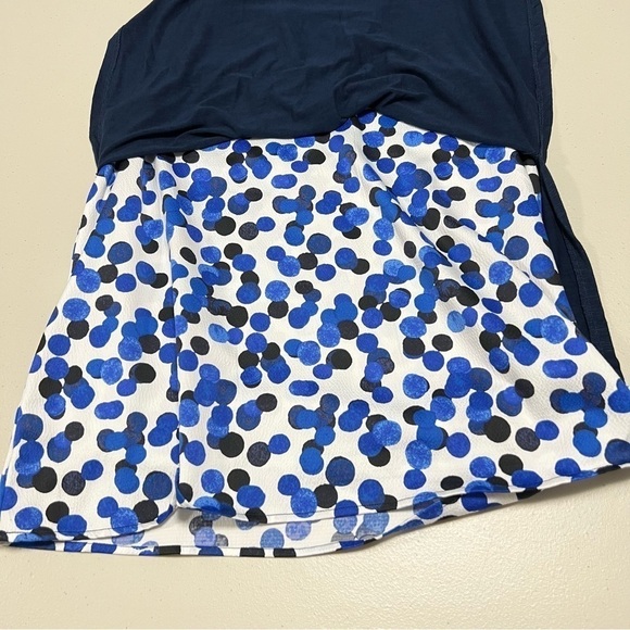 Anthropologie Deletta Weekdays Polka Dot Layered Tank Top Sleeveless V-neck - Picture 6 of 10